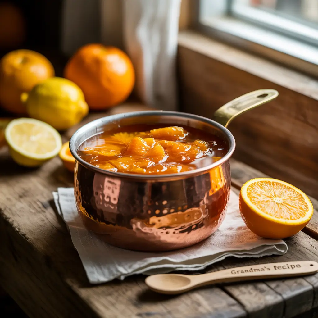 Founder working with oranges